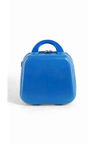 Makeup Suitcase & Hand Luggage-Blue - 5