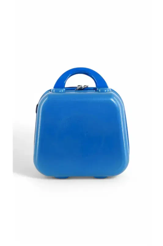Makeup Suitcase & Hand Luggage-Blue - 5