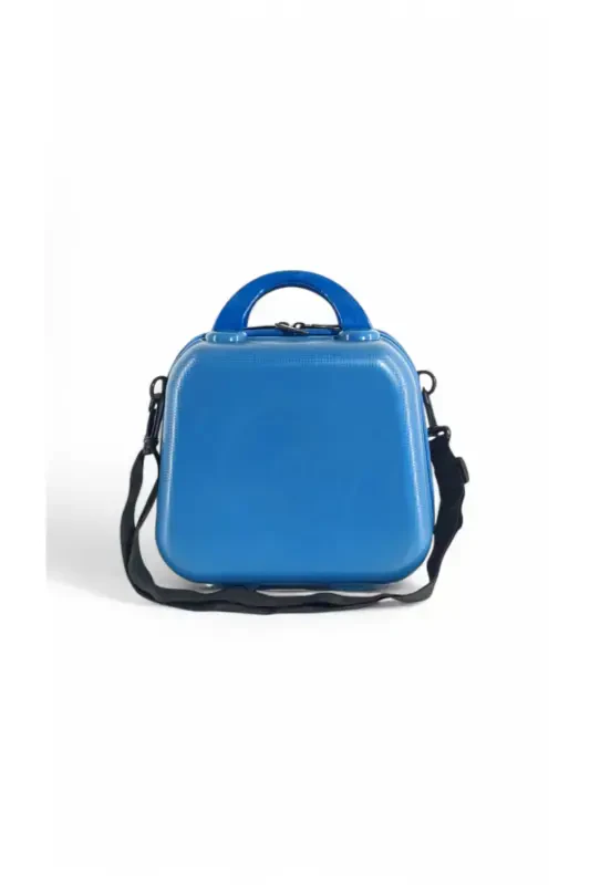 Makeup Suitcase & Hand Luggage-Blue - 6