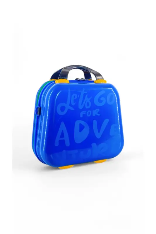 Makeup Suitcase & Hand Luggage-Navy Blue - 2