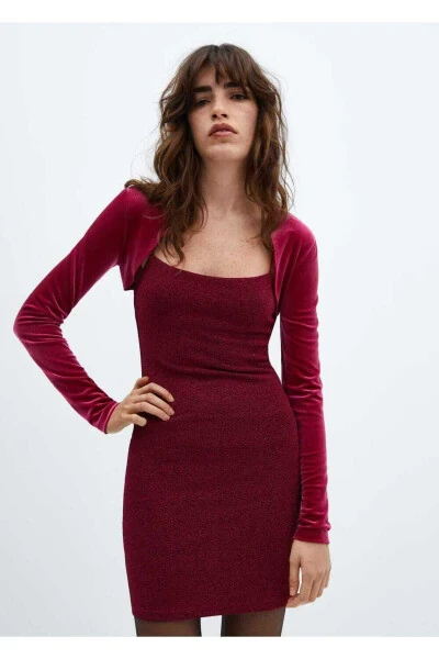 Makhmali kardigan - MANGO