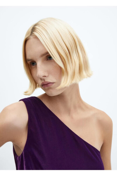 Maksi Çiçekli Kadife Tulum - 5