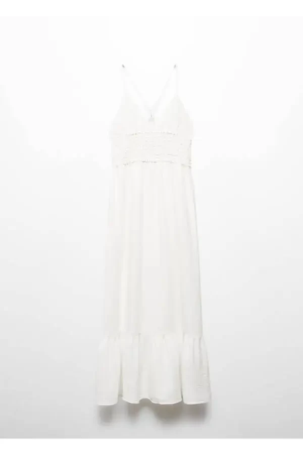 Макси-платье с рюшами - 3