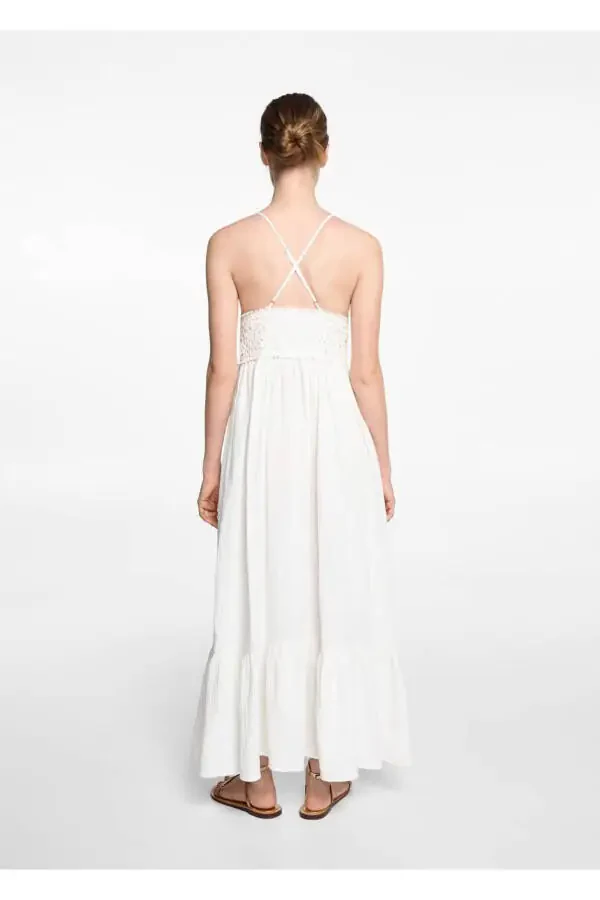 Макси-платье с рюшами - 4