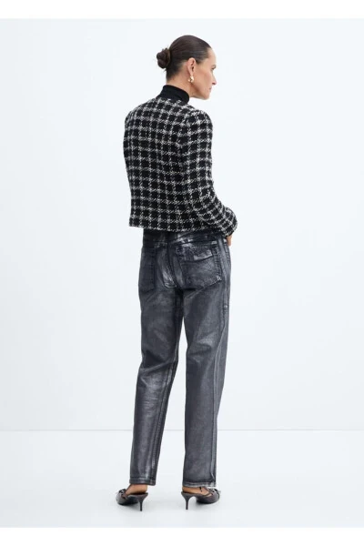 Максимальное цветочное твидовое жакет - 4