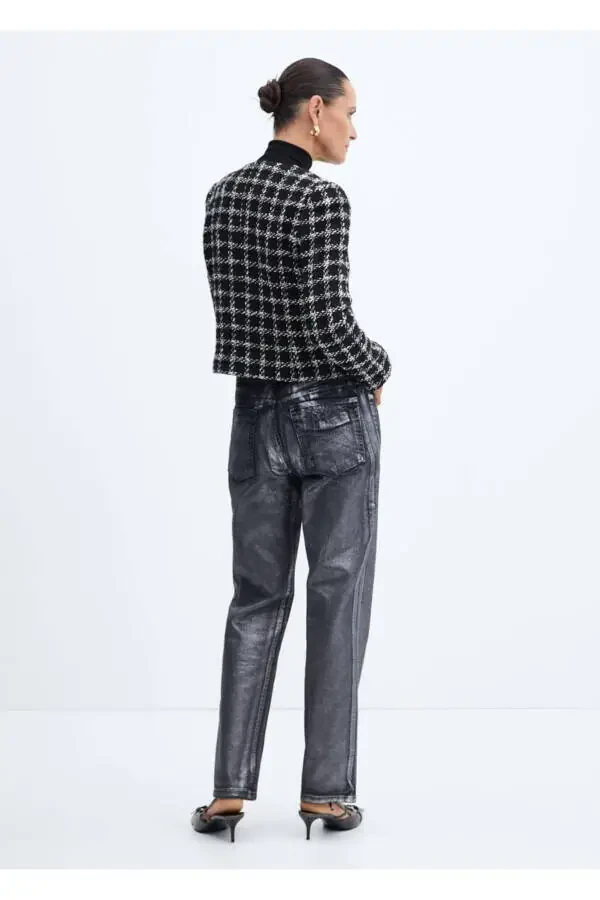 Максимальное цветочное твидовое жакет - 4