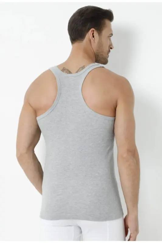 MALE ATHLETE RIBANA TANK TOP 2-PACK OPPORTUNITY %100 COTTON-Gray 0118 - 3