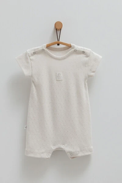 MALE BABY ROMPER 100% COTTON 2025 SUMMER SEASON - CARAMELL