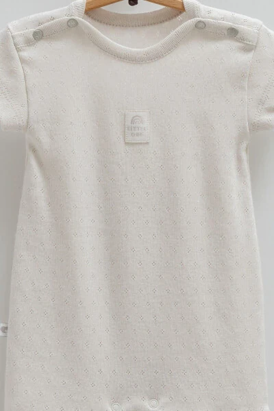 MALE BABY ROMPER 100% COTTON 2025 SUMMER SEASON - CARAMELL (1)