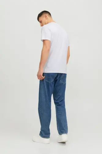 Male T-shirt-White - 3