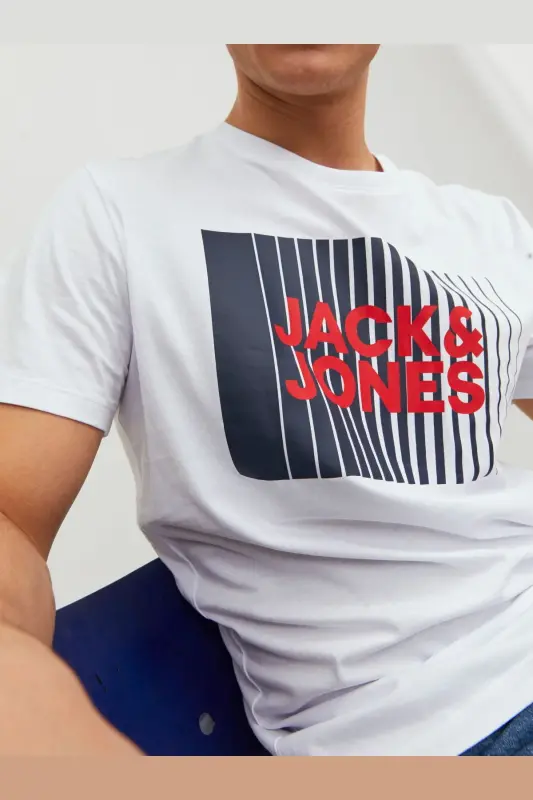 Male T-shirt-White - 6