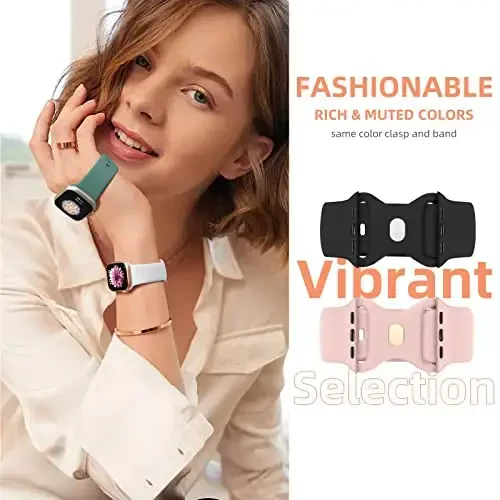 Maledan 6 Pack Bands Apple Watch Band 38mm 40mm 41mm 42mm 44mm 45mm 46mm 49mm ayollar erkaklar uchun mos keladi, iWatch Apple Watch Series 10 9 8 7 6 5 4 3 SE Ultra uchun yumshoq silikon sport almashtirish tasmasi - 3