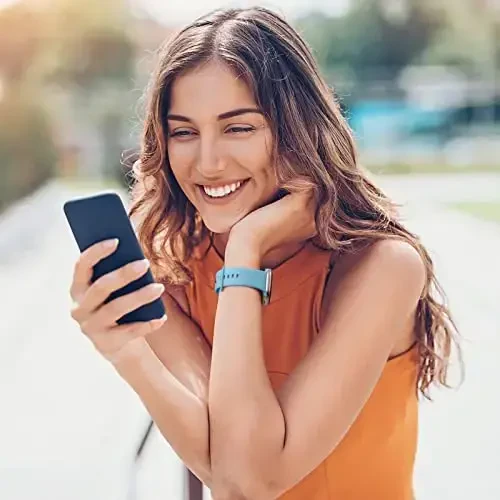 Maledan 6 Pack Bands Apple Watch Band 38mm 40mm 41mm 42mm 44mm 45mm 46mm 49mm ayollar erkaklar uchun mos keladi, iWatch Apple Watch Series 11 10 9 8 7 6 5 4 3 2 1 SE Ultra uchun yumshoq silikon sport bilaguzuk - 5