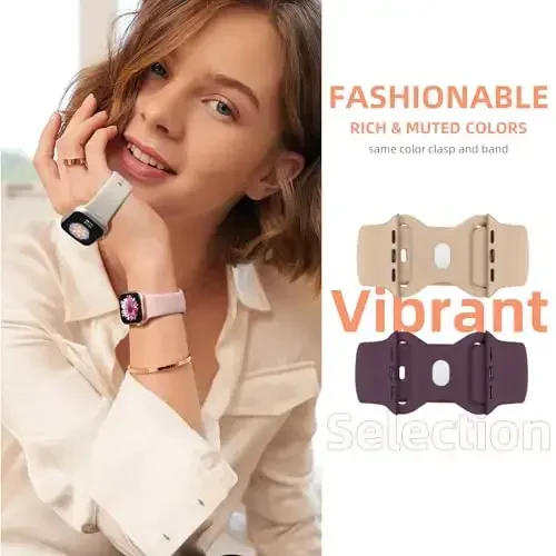 Maledan 6 Pack Bands Apple Watch Band 38mm 40mm 41mm 42mm 44mm 45mm 46mm 49mm ayollar erkaklar uchun mos keladi, iWatch Apple Watch Series 11 10 9 8 7 6 5 4 3 2 1 SE Ultra uchun yumshoq silikon sport tasmachasi - 2
