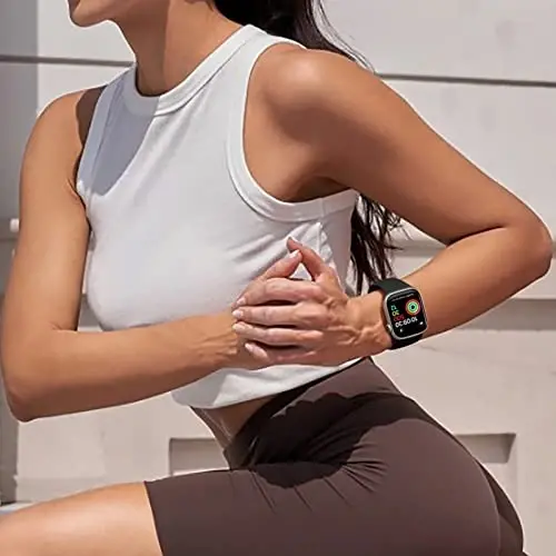 Maledan 6 Pack Bands Compatible for Apple Watch Band 38mm 40mm 41mm 42mm 44mm 45mm 46mm 49mm Women Men, Soft Silicone Sport Band Strap for iWatch Apple Watch Series 11 10 9 8 7 6 5 4 3 2 1 SE Ultra - 5