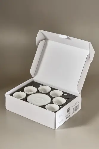 Malta 6 kishilik kofe fincan to'plami 100 ml - 8