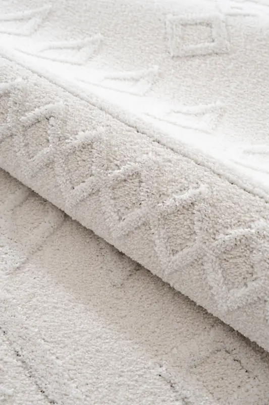 Malta Scandinavian Cream Carpet Living Room Bedroom Hallway Kitchen Machine Carpet 33412a - 8