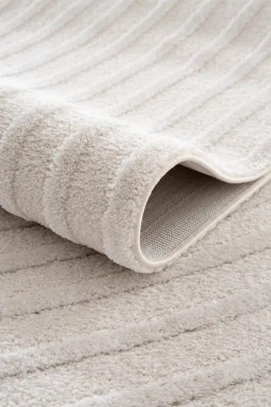 Malta Scandinavian Cream Carpet Living Room Bedroom Hallway Kitchen Machine Rug 33410a - 7