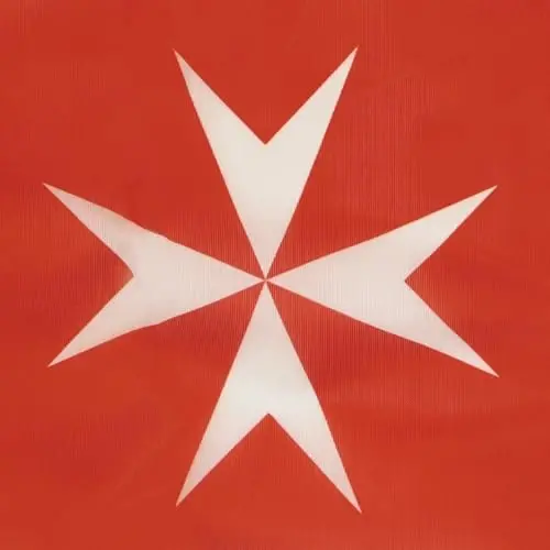 Malta Civil Ensign NAUTICAL Flag 18'' x 12'' - Maltese merchant flags 30 x 45 cm. - Banner 12x18 in for boat - AZ FLAG - 3