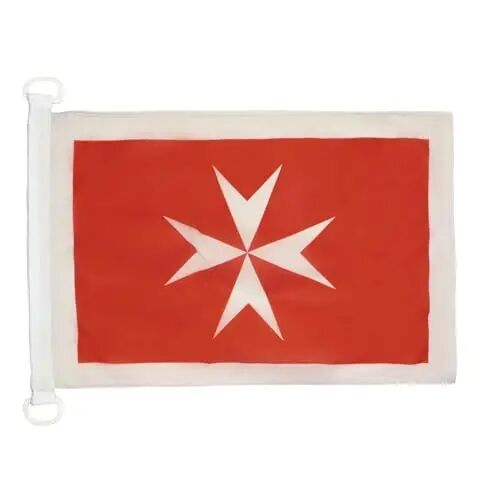 Malta Civil Ensign NAUTICAL Flag 18'' x 12'' - Maltese merchant flags 30 x 45 cm. - Banner 12x18 in for boat - AZ FLAG - AZ FLAG