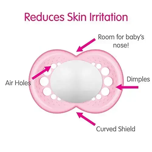 MAM Original Baby Pacifier, Nipple Shape Helps Promote Healthy Oral Development, Sterilizer Case, 2 Pack, 16+ Months, Animal/Boy - 5