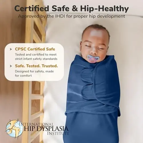 Mama Cheetah Baby Swaddle Sack, Organic Cotton Swaddle Blanket, Adjustable Swaddle Sleep Sacks, Easy Swaddles for Boy Girl 0-3 Month, Baby Essentials, 4-Pack, Neutral Bliss - 6