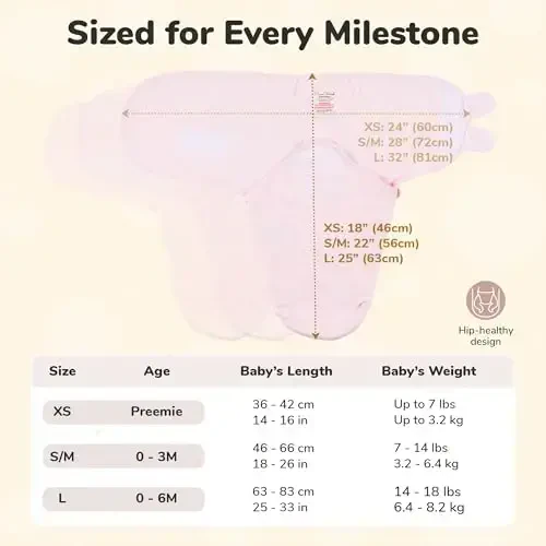 Mama Cheetah Baby Swaddle Sack, Organic Swaddle Blanket, Newborn Swaddle Sleep Sacks, Adjustable Infant Swaddle Wrap, Easy Swaddles for Boy Girl 0-3 Month - 3