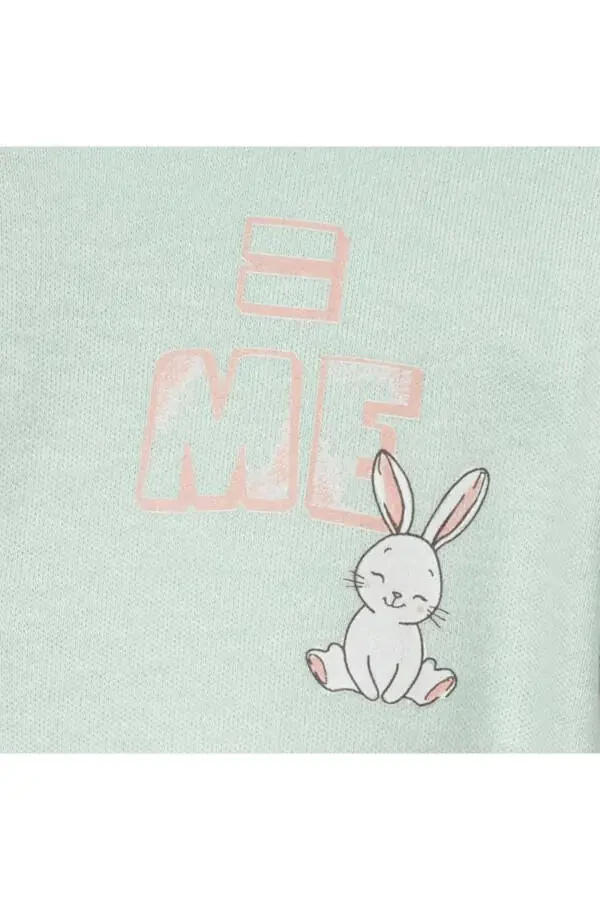 Мама Папа Я Печатная Девочка-младенец Тройной Зыбок - 6