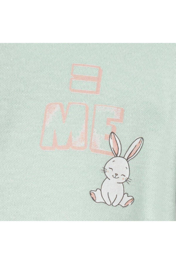 Мама Папа Я Печатная Девочка-младенец Тройной Зыбок - 6