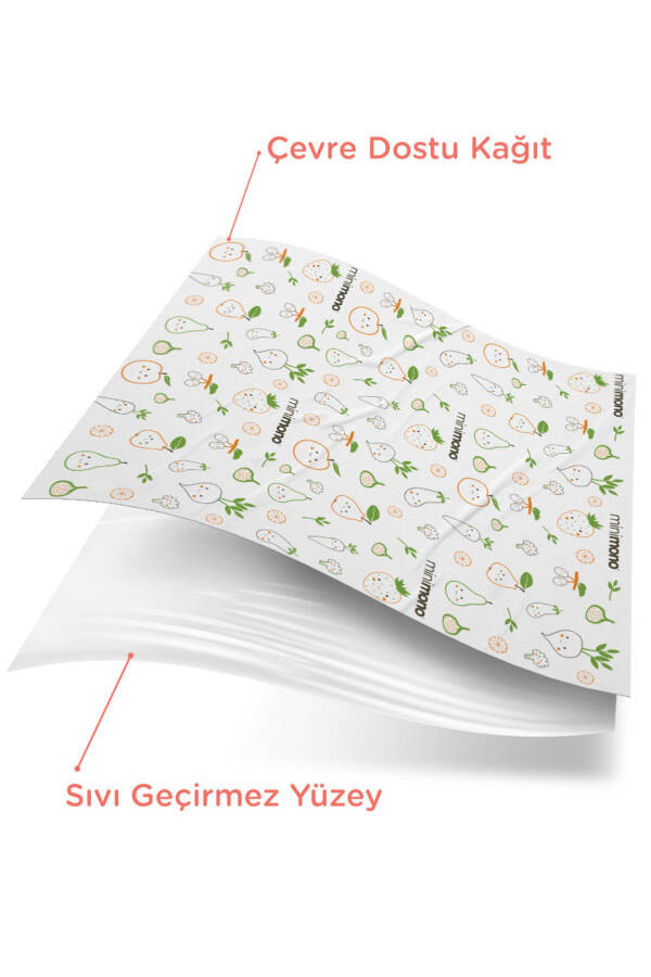 Mama Sandalyesi Altı Ve Aktivite Örtüsü - Kullan At- 1 Rulo 10 Adet-Yeşil - 8