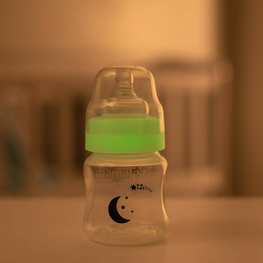 Mamajoo Night & Day Baby Bottle 160 ml & Anti-Colic Nipple No: 1 / S - 4