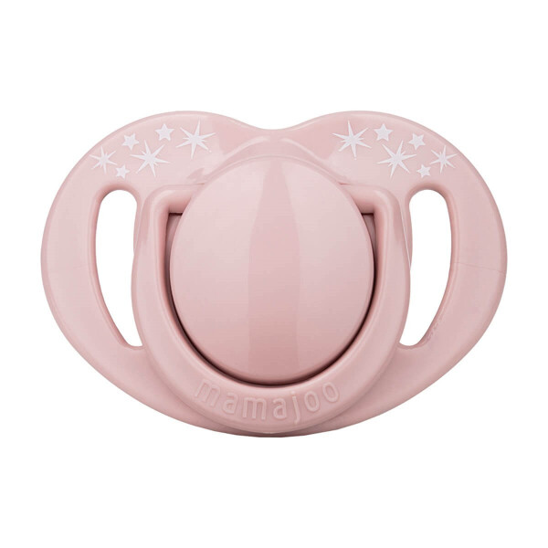 Mamajoo Sterilization & Storage Box Powder Pink Pattern Double Orthodontic Pacifier / 0 Months+ - 2