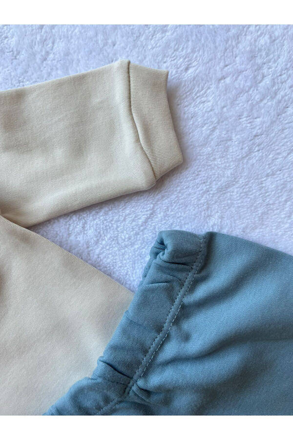 Mama's Embroidered 2-Piece Sweatshirt and Pants Set for Baby Boys - 4