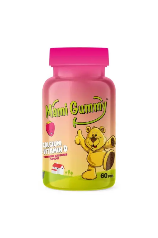 Mamigummy Kids Gummies D vitamini va kaltsiy içer - 1