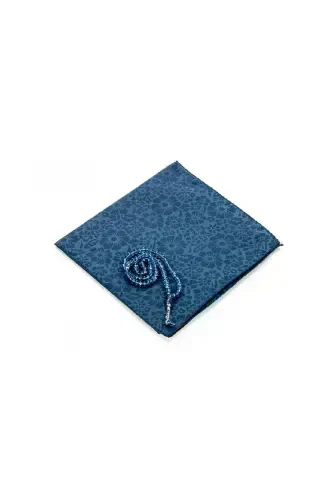 Мамин день специальный набор коробка ковер для молитвы четки темно-синий - 3