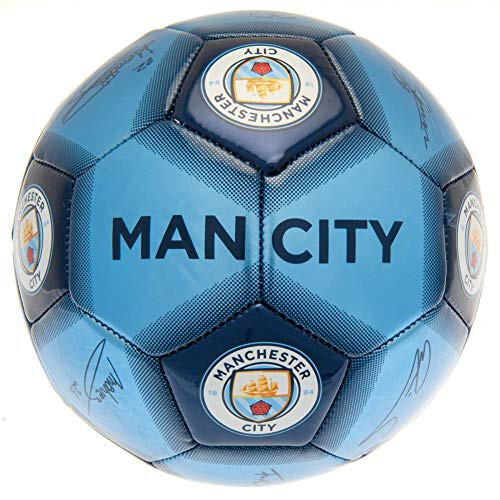 Manchester City FC Imzoli Futbol To'pi (Bir Ölcham) (O'zbekcha Ko'k) - 4