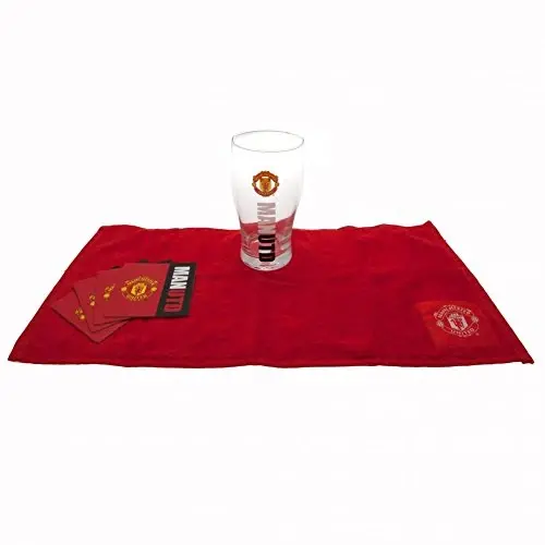 Manchester United Work Mark Glass Mini Bar Set - Multi-Colour, 568 milliliters - 1