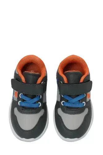 MANDEL.B4PR Grey Boy's Sneaker-Grey - 4