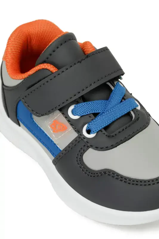 MANDEL.B4PR Grey Boy's Sneaker-Grey - 8