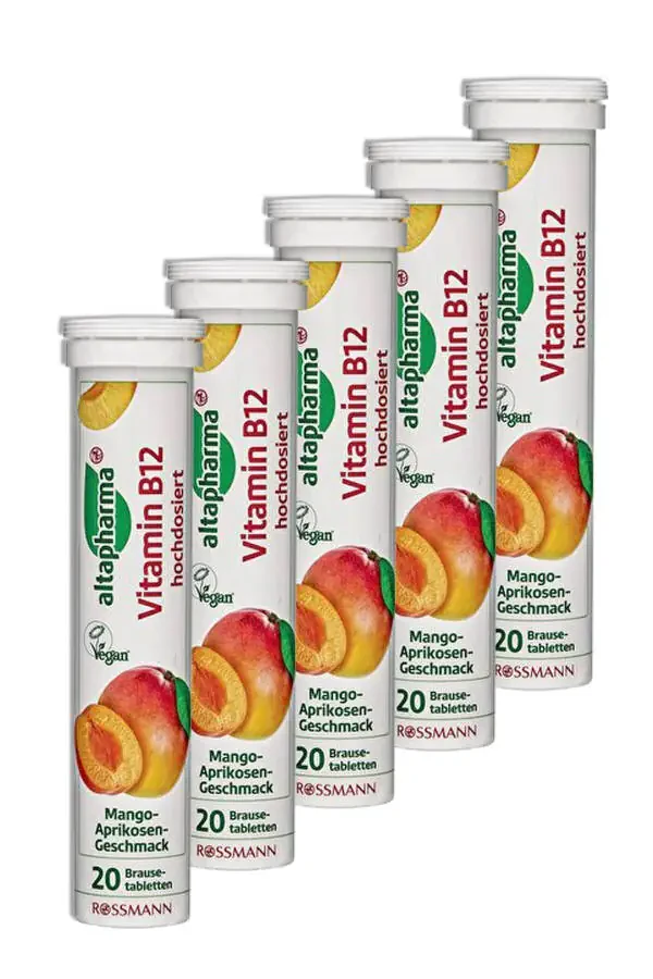 Mango & Qaysi Hidli B12 Vitamini Tabletkalari (20 ta - 5 paket) - 1