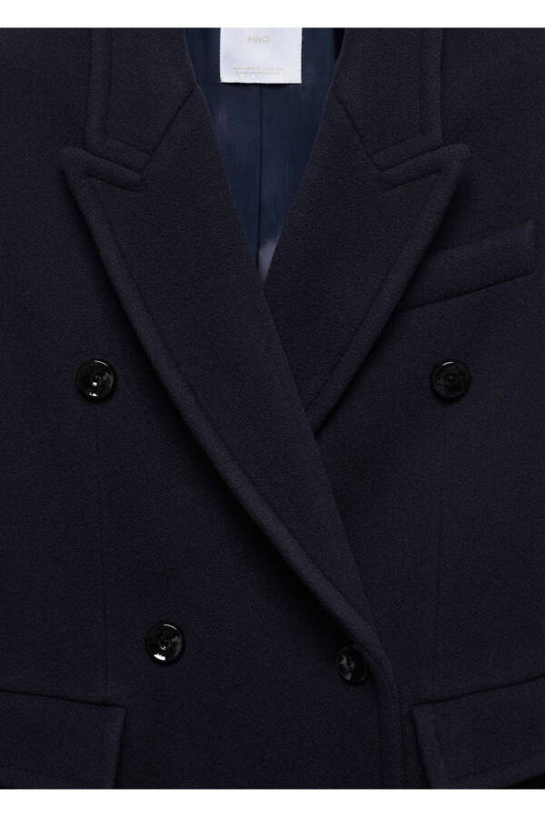 Manteco Wool Double-Breasted Coat - 7