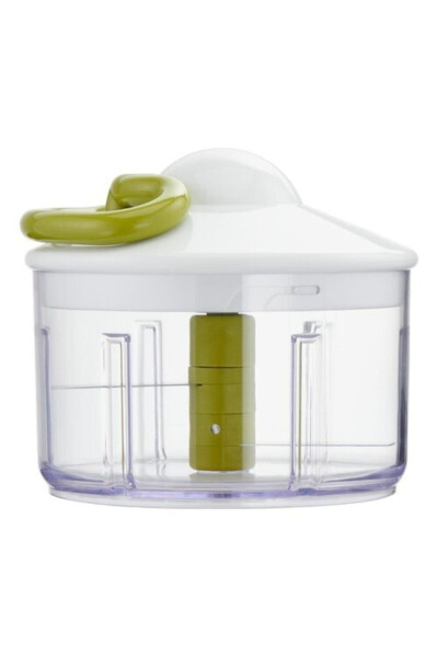 Manual 500 Ml Capacity Chopper and Slicer White - Yellow - 2