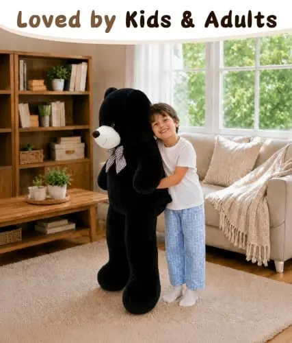 MaoGoLan 47 Inch Giant Teddy Bear Stuffed Animal,Soft Plush Gift | A thoughtful way to express love on anniversaries, holidays, or special days, with a plush feel made for everyday hugs. - 3