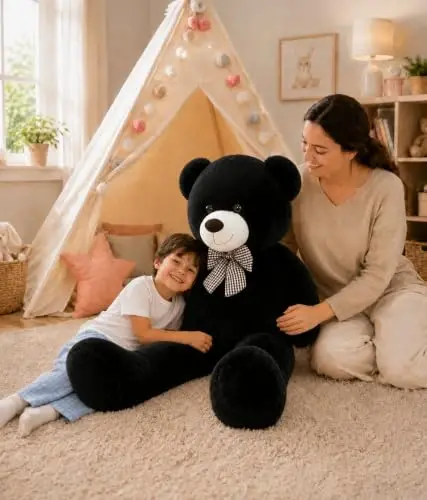 MaoGoLan 47 Inch Giant Teddy Bear Stuffed Animal,Soft Plush Gift | A thoughtful way to express love on anniversaries, holidays, or special days, with a plush feel made for everyday hugs. - 4