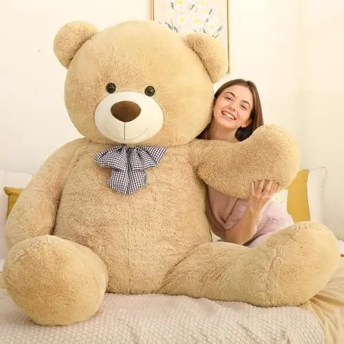 MaoGoLan Big Teddy Bear, 6 Feet Life Size Huge Plush Stuffed Animal, Adorable and Soft Teddy Bear Gift for Christmas, Valentine's, Birthday, or Long Distance - MAOGOLAN (1)
