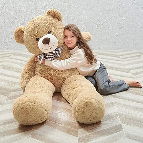 MaoGoLan Big Teddy Bear 55 inches Giant Bear Stuffed Animals Large Plushies Life Size Teddy for Children Adults 