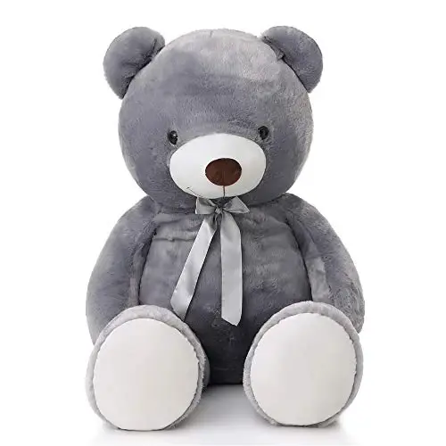 MaoGoLan Giant Grey Teddy Bear 47 inch 4 feet Large Stuffed Gray Teddy Bears Stuffed Animals for Girlfriend Children - 5