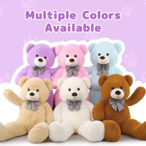 MaoGoLan Giant Purple Teddy Bear 55