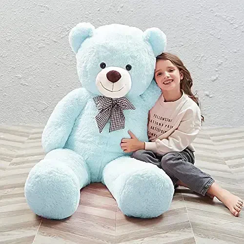MaoGoLan Giant Teddy Bear 4 Feet,Adorable and Cuddly Big Bear Stuffed Animal 47