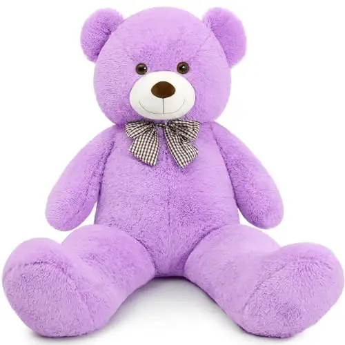 MaoGoLan Giant Teddy Bear 4 Feet,Adorable and Cuddly Big Bear Stuffed Animal 47